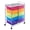 Rainbow, variant on Costway 15-Drawer Rolling Storage Cart Mobile Organizer with Lockable Wheels Black