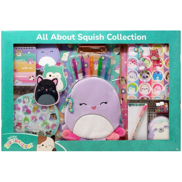 Squishmallows All About Squish Collection Stationery Kit (Violet the
