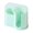 Light Green, variant on TerraVbie Cotton Swab Box White Plastic Clear Q-tip Holder for Bathroom Countertop Storage