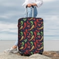 thumbnail image 7 of Fuzoiu Red Chili Print Suitcase Cover,Washable Luggage Covers for Suitcase,Elastic Luggage Protector Cover,Scratch Resistant Travel Suitcase Covers-Medium, 7 of 7