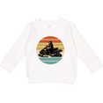 thumbnail image 2 of Inktastic Snowmobile Retro Sunset Toddler Sweatshirt, 2 of 4