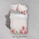 thumbnail image 3 of 3D Floral Mariposa Orquídea Rosa Funda nórdica Juego de cama Set Funda nórdica, 3 of 3