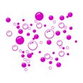 thumbnail image 2 of Xingzhi Bubbles Circle Removable Wallpaper Bathroom Window Wall Sticker Removable Wallpaper Home DIY PVC Decals, 2 of 4