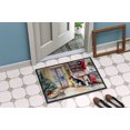 thumbnail image 4 of Carolines Treasures DAC3856MAT 18 x 27 in.  Norwegian Elkhound Christmas Cookies Doormat, 4 of 5