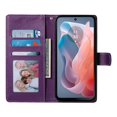 thumbnail image 2 of Case for FOXDOCK Motorola Moto E13 Wallet Case – Premium Leather, 3 Card Slots, Shockproof Protection, 2 of 5