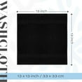 thumbnail image 3 of White Classic Luxury Cotton 12 Pc Washcloth Set, Hotel Style Small Bath Towel and Face Cloth 13x13, Black Soft Plush Washcloth Pack of 12, Thick High Absorbent Wash Clothes, Bathroom Face Towels, 3 of 10