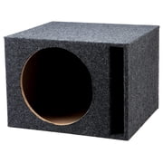 Car Audio Single 12 Vented Subwoofer Stereo Sub Box Ported Enclosure 5/8 MDF