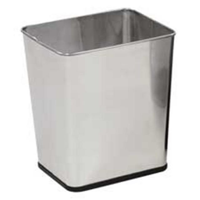 Panier à Déchets- 29-Qt Cap- 13-50in.x11in.x15-50in.- Acier Inoxydable