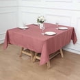 thumbnail image 2 of BalsaCircle 10 Pieces 70" x 70" Cinnamon Rose Square Polyester Tablecloths Table Cover Linens, 2 of 8