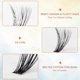 thumbnail image 3 of 100 piezas de grupos de pestañas, kit de extensión de pestañas DIY, pestañas postizas individuales, 3 of 5