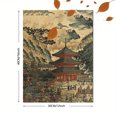 thumbnail image 3 of Qisvanset Framed Canvas Wall Art, 12x16 Inch Asakusa Temple Ukiyo-E Japanese Vintage Art, 3 of 5