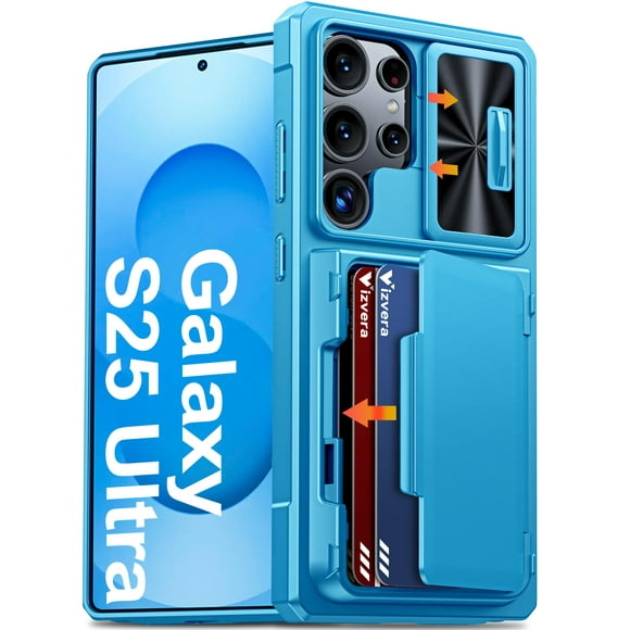 Funda de teléfono Vizvera para Samsung Galaxy S25 Ultra con cartera