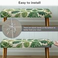 thumbnail image 5 of Whosucclay Tropical Palm Leaf Print Stretch Dining Bench Cover, Wear Resistant Bench Slipcover Washable Bench Seat Protector Rectangle Bench Cover for Dining Room, Living Room, Bedroom, 5 of 7