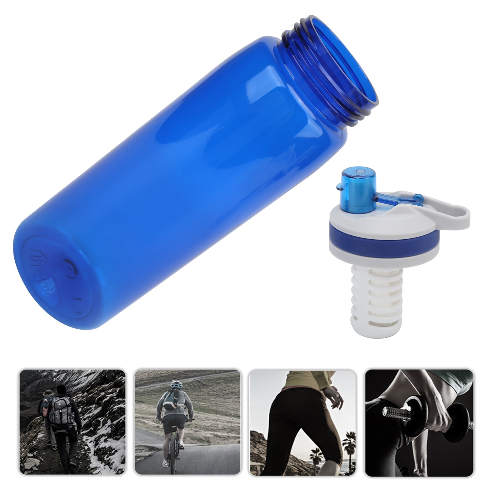 YOUTHINK Water Bottle Filter, Convenient 770ml Filtered Water Bottle For Camping Hiking Emergency For Outdoor Adventure