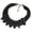 Black, variant on Women Lady Choker Statement Bib Knit Necklace Fashion Charm Jewelry Chain