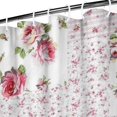 thumbnail image 3 of Pioneer Flower Floral Print Pattern Shower Curtain 36"x72" ,Bathroom Decorative Shower Curtains Set with 12 Hooks,Modern Waterproof Washable Shower Curtain, 3 of 6