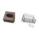 thumbnail image 5 of Estuche de pañuelos de escritorio,Caja de pañuelos faciales de madera estilo retro,cesta de almacenamiento colgante,Cesta organizadora de pared colgante tipo armario,Estantes de pared estilo, 5 of 8