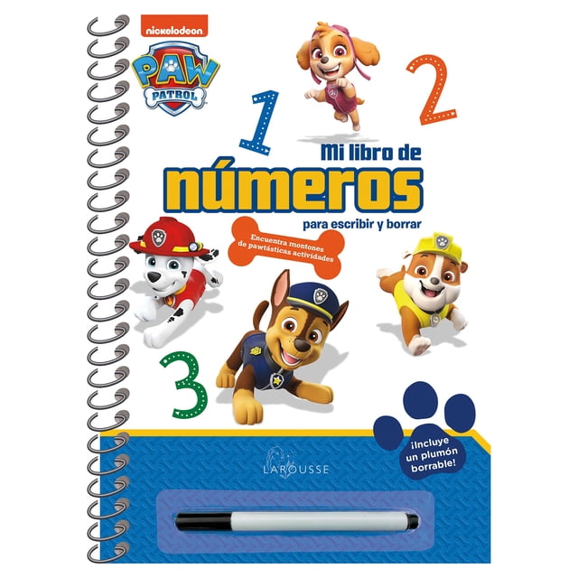 Paw Patrol Mi Libro de Numeros Larousse Libro de bolsillo 1ra edicion