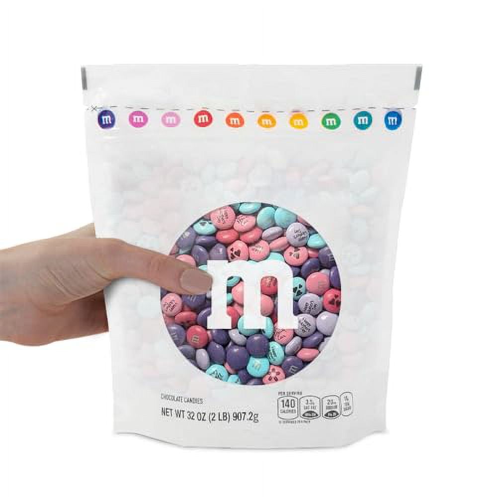 M&Mâ€™S WORLD Mother's Day Milk Chocolate Candy - 2lbs of Bulk Chocolate Candies in a Resealable Pack, For Mother's Day Celebrations