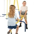 Sportspower Super 10 Metal Swing Set with Saucer Swing, Standing Swing