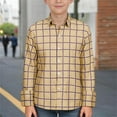 thumbnail image 4 of MEZZALL Children Long Sleeved Shirts Classic Loose Plus Size Casual Shirts Lovely Streetwear, 4 of 6