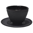 thumbnail image 1 of SHISUYAN 1 Set Iron Tea Cup Sauce Set Household Tea Cup Home Tea Cup Cast Iron Tea Cup Iron Teaware, 1 of 8