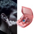 thumbnail image 2 of XG02 Auriculares inalámbricos Bluetooth para juegos de música Auriculares HiFi Sonido envolvente Profesional, Micrófono dual Control táctil portátil B Rosa Sunnimix auriculares bluetooth, 2 of 7
