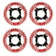 thumbnail image 3 of Plato ultraligero para bicicleta eléctrica, 104BCD, rueda dentada, componente de plato Rojo 36T, 3 of 6