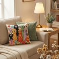 thumbnail image 3 of LSLXA Cartoon Embroidery Pillow Case 18X18 Pillow Cover Decorative Cushion Cover Home Decor For Sofa Couch And Bedroom, 3 of 5