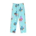thumbnail image 6 of Mudkip Men's Pajama Pants Cartoon All Over Print Elastic Waistband Sleep Pants with Pockets Drawstring, Soft Unisex Lounge Bottoms Sleepwear, 6 of 8