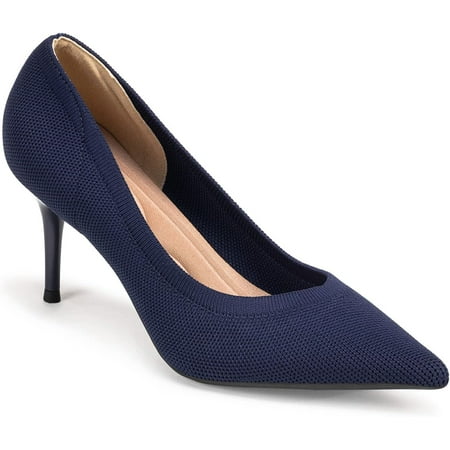 Women s Pumps Pointed Toe Kitten Heel Slip On Dressy Casual Shoes Womens High Heel Closed Toe Pumps Pointed Toe 3 inch Heels Shoes Slip On Classic Office Dress Pumps