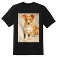 thumbnail image 2 of Plus Size Shirt for Women Black Tops for Women Short Sleeves Shirt for Women Dog T Shirt Oversized Shirt for Women S, 2 of 5