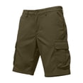 thumbnail image 4 of Timoontee Men Outdoor Shorts with Multiple Utility Pockets and Breathable Lightweight Material for Modern Fit All Day Comfort Brown S, 4 of 7