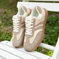 thumbnail image 5 of Willtoo Womens Platform Sneakers Lace Up Low Top Round Toe Trainers Lightweight Gum Sole Fashion Casual Walking Tennis Shoes, 5 of 5