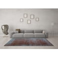 thumbnail image 3 of Ahgly Company Machine Washable Indoor Rectangle Persian Light Blue Bohemian Area Rugs, 7' x 10', 3 of 4