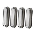 thumbnail image 2 of Ganchos de pared plegables para baño, 4 unidades, giratorios a 90 degree, montaje sencillo, multiusos Plateado, 2 of 9