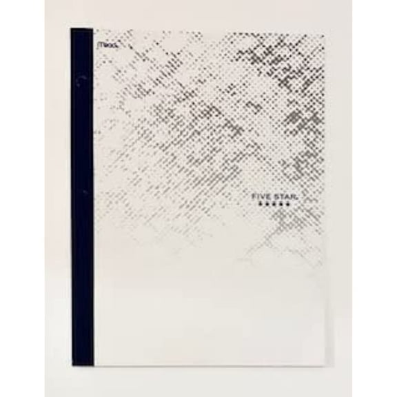 Five Star Active 2 Pocket, 3 Hole Punched, White Folder