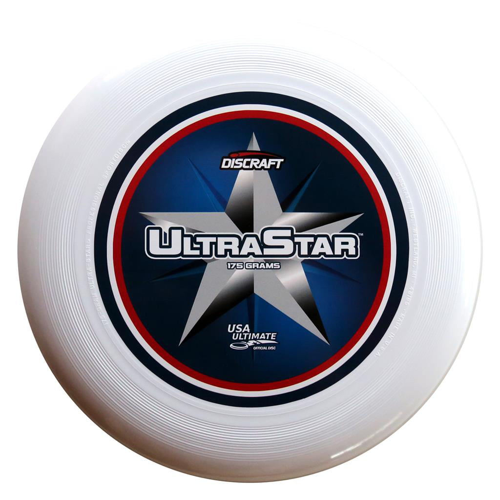 Discraft Frisbee 175g SuperColour Ultra Star Centre White 