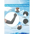 thumbnail image 3 of 4 Sets UV Protection Face Mask and Sleeve Set, Neck Gaiter Balaclava and Ice Silk Cooling Arm Sleeves for Men and Women, 3 of 4