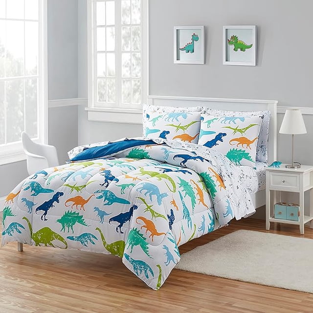 Juego de cama infantil Bed in a Bag for Boys and Girls Toddlers Juego de sábanas estampado y