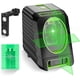 thumbnail image 1 of Nivel láser cruzado verde Box-1g, línea láser autonivelante con modo de pulso exterior, líneas láser conmutables Ángulo de cobertura H130/V150, distancia, 1 of 5
