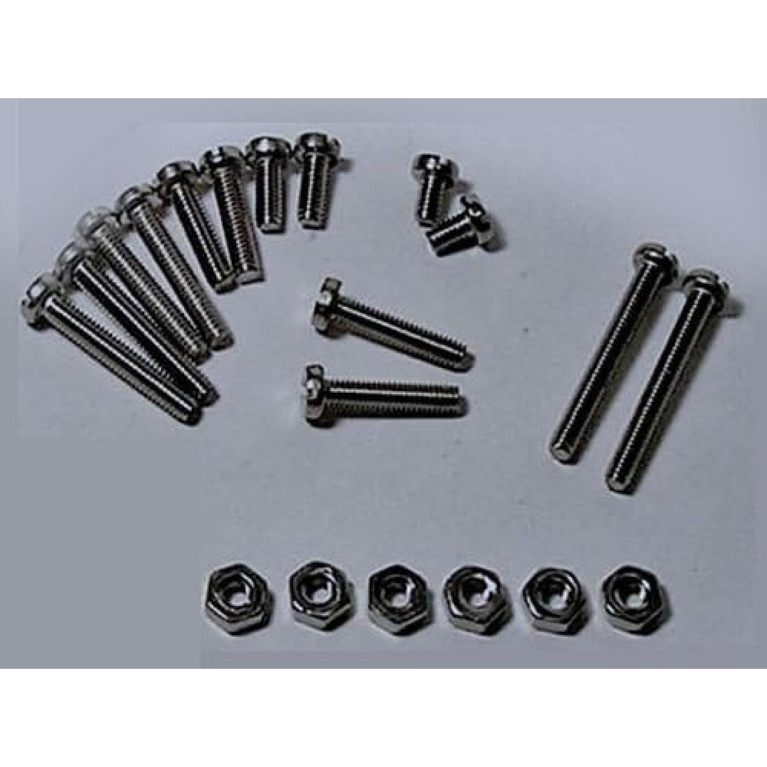 PHONO CARTRIDGE HEADSHELL MOUNTING STAINLESS SCREW SET