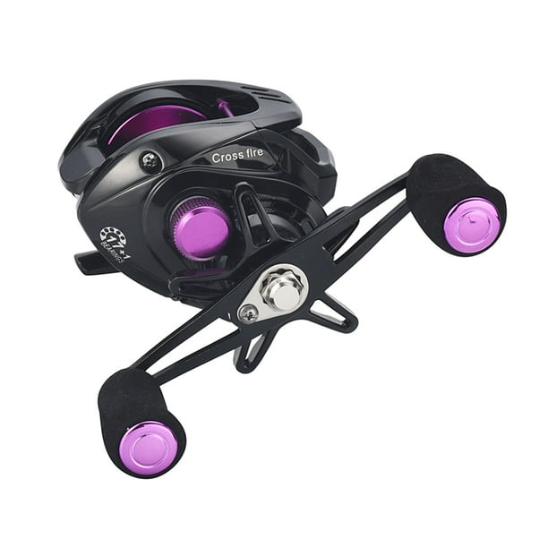 Carrete Baitcasting 17 + 1BB, sistema de freno magnético 7: 1 Carretes anticorrosió , Ruedas de bobina de 9 engranajes DYNWAVEMX carrete de baitcasting