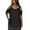 Black, variant on Womens Sports Tops Pastel Elegant Blouses for Women Evening Party Womens T Shirts Loose Fit