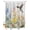 Multicolor, variant on Split Shower Curtain for Transfer Bench, Floral Hummingbird Fabric Shower Curtains for Bathroom, Spring Watercolor Flowers Tub Sliding Transfer Bench Waterproof Bath Curtains 72"x72"
