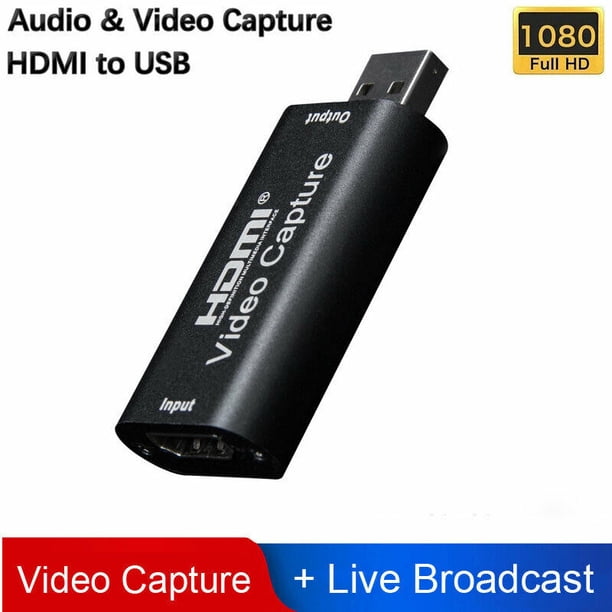 1080p Hd Hdmi Video Capture Card Usb 2 0 For Game Video Live Streaming Walmart Com Walmart Com