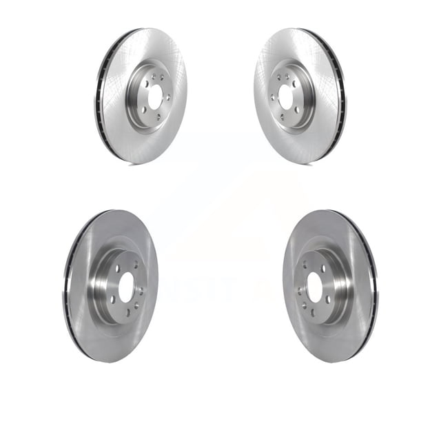 Front Rear Disc Brake Rotors Kit for Car 2022 Volvo S60 with 345mm Diameter Rotor K8-102430