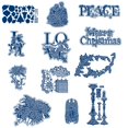 thumbnail image 3 of Feliz Navidad Todo el adorno enviado del cielo Alegría Amor Noel Encaje Tuck Invierno Resplandor Troqueles de corte de metal Decorar Relieve 2024 Nuevo, 3 of 5
