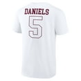 thumbnail image 3 of Men's Jayden Daniels White Washington Commanders Tonal Name & Number T-Shirt, 3 of 3