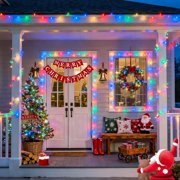 GHODEC Christmas Lights Battery-Powered, 43ft 130LED Fairy Lights with Timer, 8 Modes, Waterproof, Suitable for Outdoor, Home, Garden, Party, Holiday, Christmas Tree Decorations (Multi-Color)